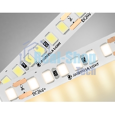 Светодиодная лента Ambrella light GS3201 2835 180Led/ 14.4W m/ 24V IP20 3000K/ 5000*8*1.2mm (2 конт.)