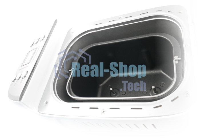 Хлебопечка Centek CT-1415 белый/серебристый, 860 Вт, 1.5 кг, 15 программ
