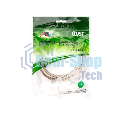Патч-корд 2.0м, UTP Cat. 5E, Aopen ANP511 2M