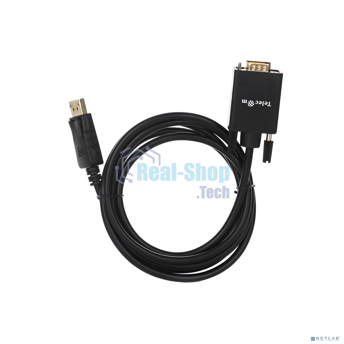 Кабель-переходник DP --> VGA_M/M 1,8м Telecom