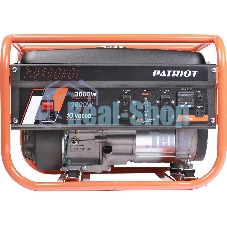 Электрогенератор бензиновый Patriot GRS 3800, 3 кВт, 62 дБ, 40 кг
