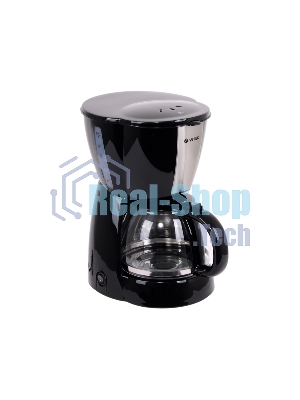 Кофеварка капельная Vitek VT-1503 черный, исп. кофе - молотый, 1.2 л, 900 Вт.