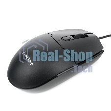 Мышь проводная Gembird MOP-430 черный, 1600 dpi, USB, кнопки - 4