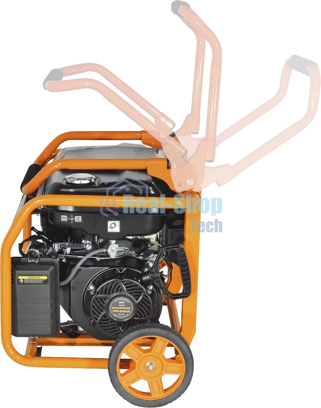 Электрогенератор бензиновый Carver PPG-3600AM, 2.8 кВт, 67 дБ, 50 кг