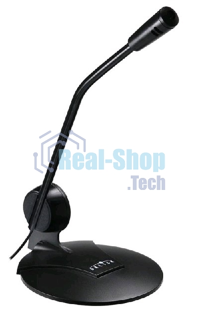 Микрофон проводной Oklick MP-M009B 1.8м черный