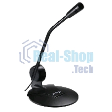 Микрофон проводной Oklick MP-M009B 1.8м черный