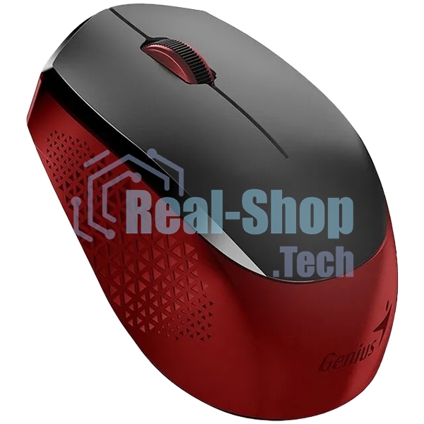 Мышь беспроводная Genius NX-8000S черный/красный, 1200 dpi, радиоканал, USB, кнопки - 3
