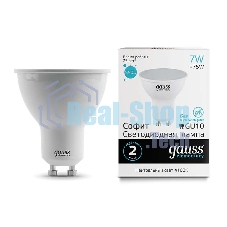 Лампа светодиодная Gauss Elementary MR16 7Вт 4100К GU10 550лм