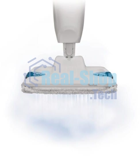 Пароочиститель Tefal VP6557RH белый, напольный, 1200 Вт, 23 г/мин, 700 мл