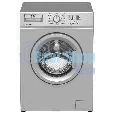 Стиральная машина Beko WRS 55P1 BSS серебристый, загрузка фронтальная 5 кг, 1000 об/мин., класс: А