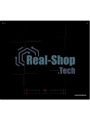 Индукционная варочная панель Kuppersberg ICI 606, 60 см, индукция, High-Tech, inverter, прямой край, 9 уровней мощности, бустер, Stop and Go, автоматическое отключение, таймер, индикатор остаточного тепла, сенсорное управление, черный