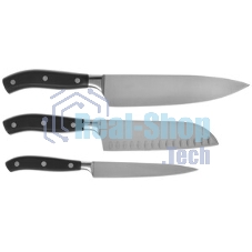 Набор ножей кухонных Victorinox Forged Chefs (7.7243.3) компл.: 3 шт черный, подар. коробка