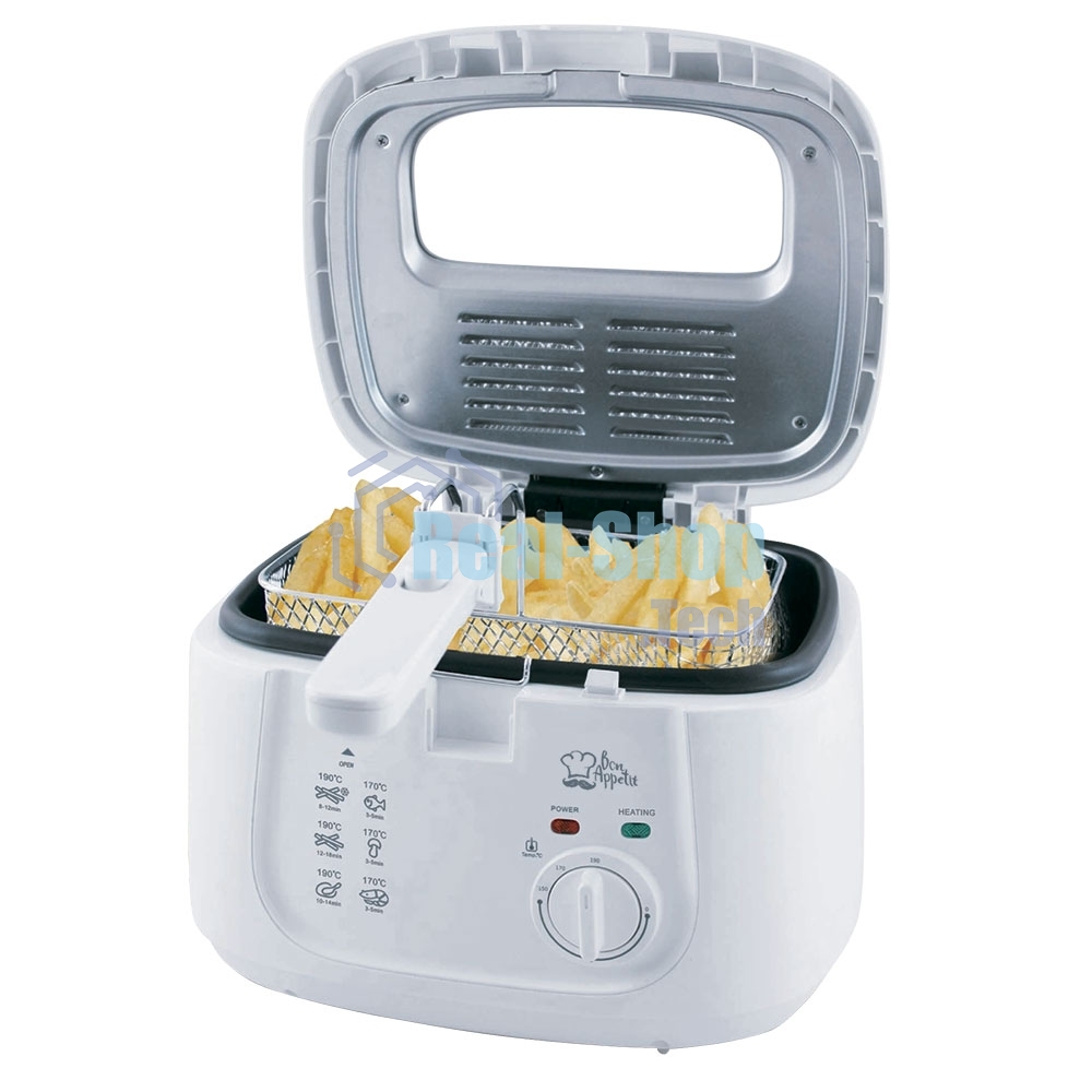 Фритюрница Endever Skyline FR-111 белый, 1800 Вт, 2.5 л, антипригарное покрытие