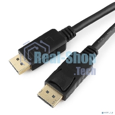 Кабель DisplayPort Cablexpert CC-DP2-10M, v1.2, 10м, 20M/20M, черный, экран, пакет