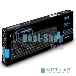 Клавиатура Oklick 100M HW3 проводная, USB Type-A, чёрный