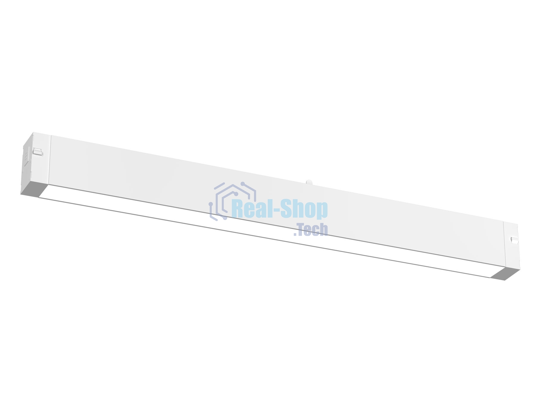Трековый линейный светильник Ambrella light GL8050 WH белый IP20 27W 3000-6000K 220V 120° 600*25*41