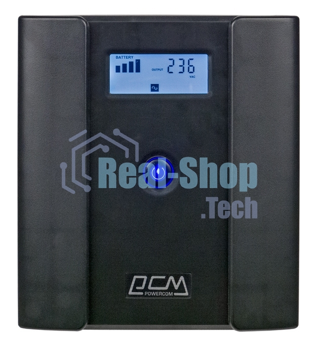 Источник бесперебойного питания Powercom Raptor RPT-1025AP LCD EURO