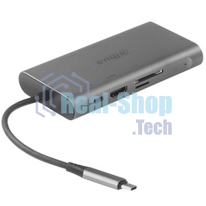 USB-концентратор Dahua TC35, USB Type-C, HDMI + USB 3.0 + PD Docking Station, USB