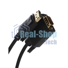 Кабель-переходник DP --> VGA_M/M 1,8м Telecom