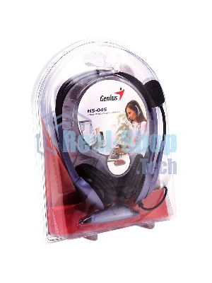 Гарнитура Genius HS-04S Single фиолетовый, проводная