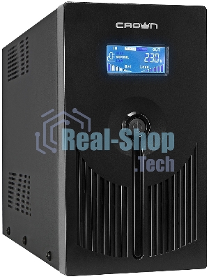 Источник бесперебойного питания Crown CMU-SP800EURO LCD/800 ВА/450 Вт/4 x евророзетка с заземлением (Schuko)