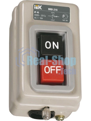Выключатель ВКИ-216 10А 230/400В IP40 IEK KVK20-10-3