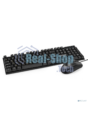 Комплект клавиатура+мышь ExeGate Professional Standard Combo MK110 проводной, USB, 1000 DPI, чёрный