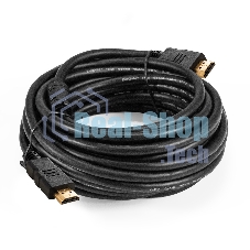 Кабель HDMI ExeGate EX-CC-HDMI-10.0F (19M/19M, 10м, v1.4b, ферритовые кольца, позолоченные контакты)