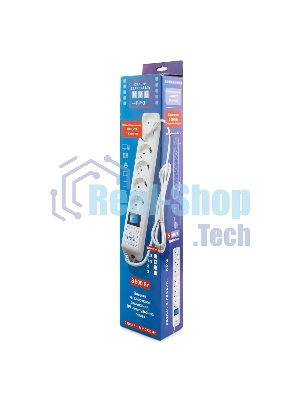 Фильтр-удлинитель Power Cube PRO, 3,0 м, LC контур, 16А/3,5 кВт