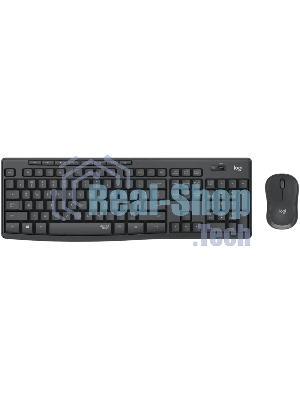 Комплект клавиатура+мышь Logitech MK295 беспроводной, USB, чёрный