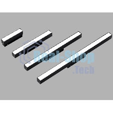 Трековый линейный светильник Ambrella light GL8065 BK черный IP20 36W 3000-6000K 220V 120° 800*25*41