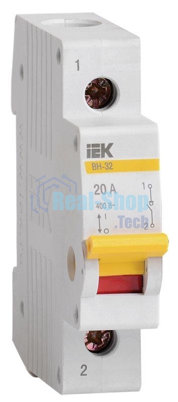 Выключатель нагрузки (мини-рубильник) IEK MNV10-1-020 ВН-32 1Р 20А
