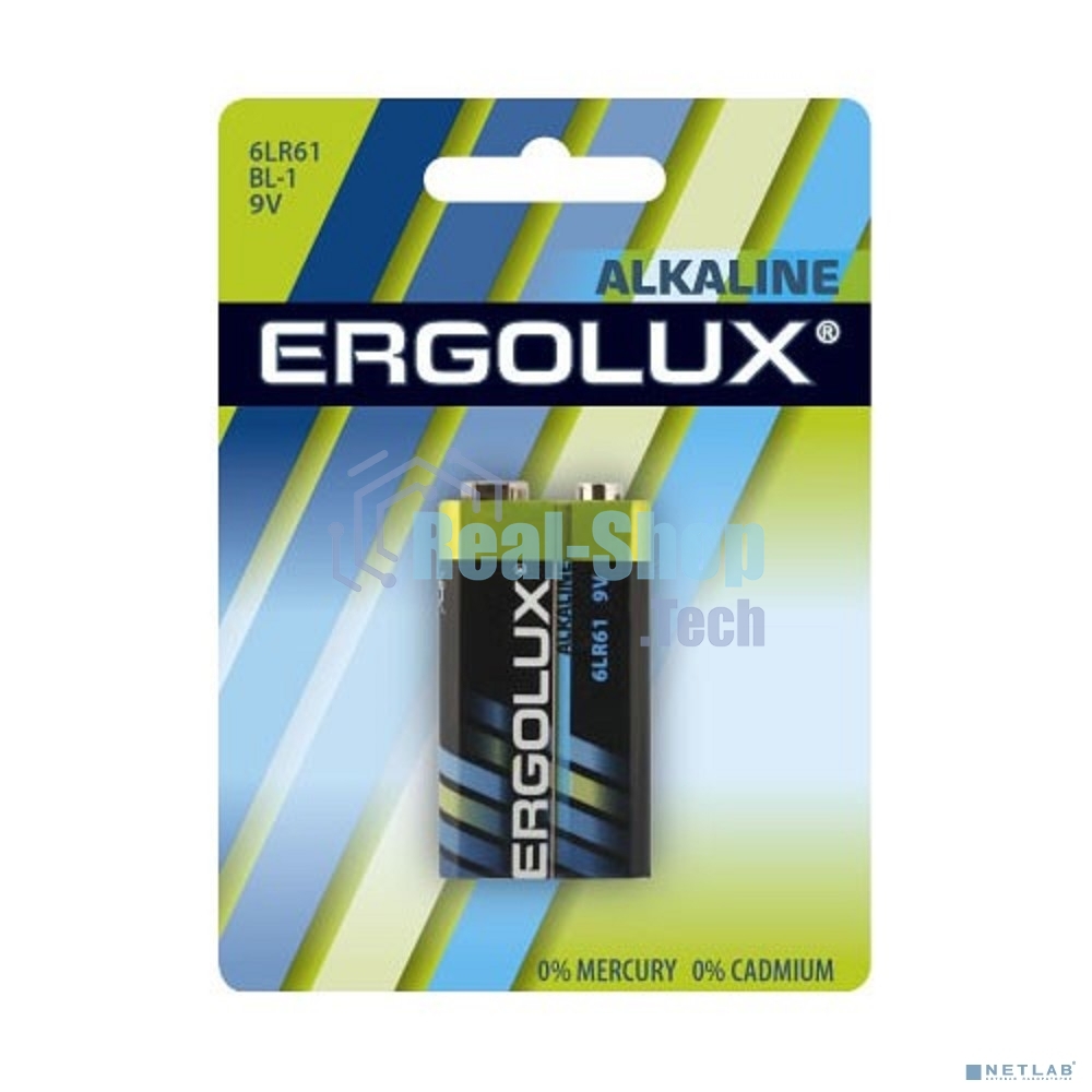 Элемент питания алкалиновый Ergolux 