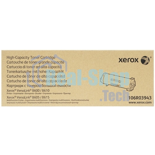 Картридж лазерный Xerox 106R03943 черный для Xerox VL B600/05/10/15 HI (25900 стр)(Channels)