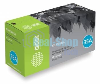 Картридж лазерный Cactus CS-CB435AS черный (1500 стр.) для HP Laser Jet P1005/P1006