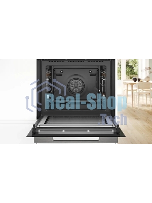 Духовой шкаф электрический Bosch Serie 8 HMG776NB1 черный