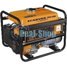 Электрогенератор бензиновый Carver PPG-1200, 1.05 кВт, 65 дБ, 24 кг