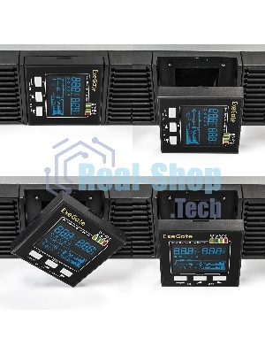 Источник бесперебойного питания On-line ExeGate PowerExpert ULS-2000.LCD.AVR.1SH.2C13.USB.RS232.SNMP.2U 2000VA/2000W, On-Line, PF=1, LCD, 1*Schuko+2*C13, RS232, USB, SNMP-slot, Rackmount 2U/Tower, металлический корпус, черный