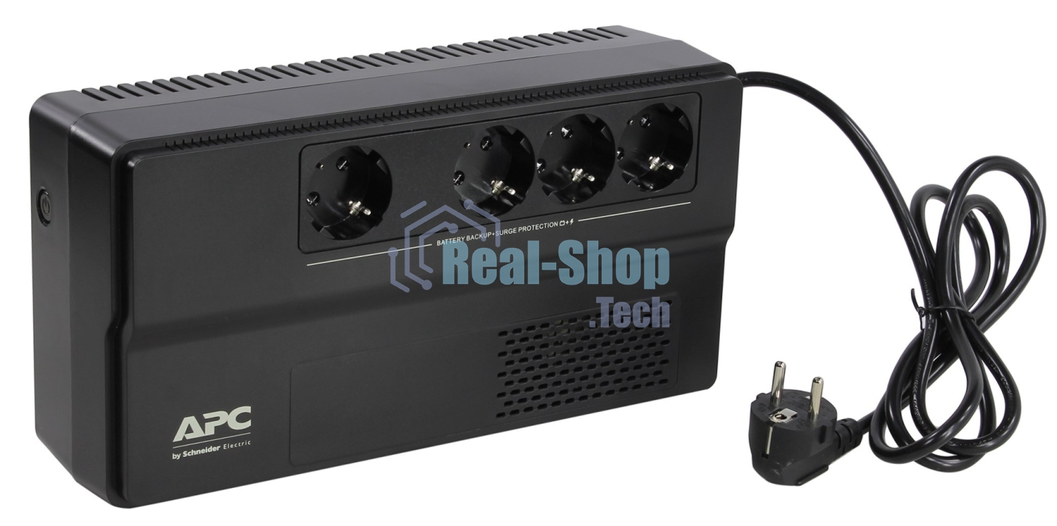 Источник бесперебойного питания APC Back-UPS BV1000I-GR / 1000ВА / 600Вт / 4 х CEE 7 (евророзетка)