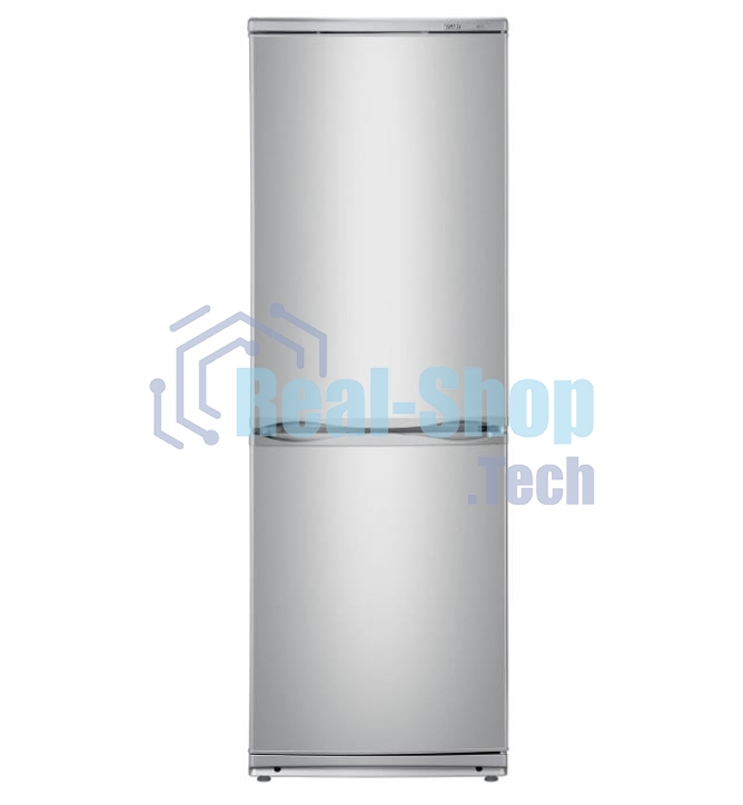 Холодильник Atlant XM-4012-080 серебристый двухкамерный 201/101л морозилка снизу