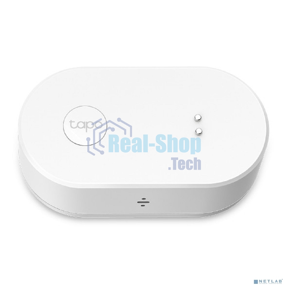 Датчик протечки воды TP-Link Tapo T300 868 МГц, питание от двух батареек AAA, звуковой сигнал 90 дБ, IP67