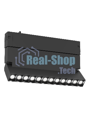 Трековый светильник Ambrella light GL8090 BK черный IP20 9W 3000-6000K 220V 24° 220*25*138