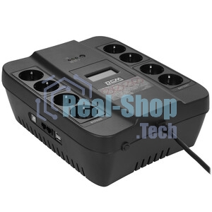 Источник бесперебойного питания Powercom Spider SPD-550U LCD 330Вт 550ВА черный