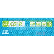Диск CD-R MyMedia 700Mb 52x pack wrap (10шт) (69204)
