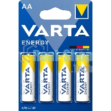 Батарейки VARTA ENERGY AA бл. 4 (рус.) Батарейки VARTA ENERGY AA бл. 4 (рус.)