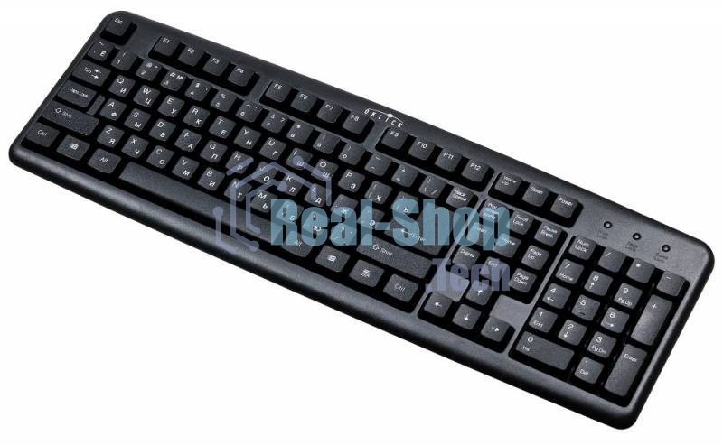 Клавиатура Oklick 100M HW3 проводная, USB Type-A, чёрный