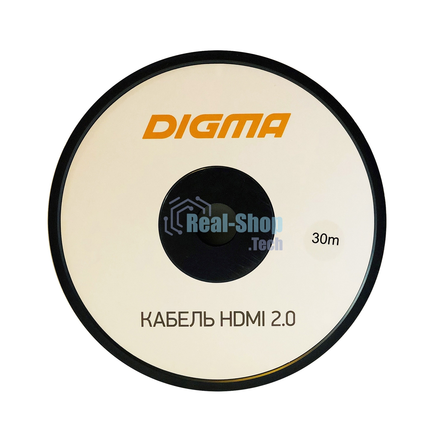 Кабель аудио-видео Digma HDMI 2.0 AOC HDMI (m)/HDMI (m) 30м. позолоченные контакты черный