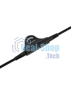 Гарнитура Oklick HS-M143VB чёрный, проводная, 3.5 мм