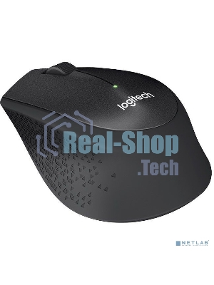 Мышь беспроводная Logitech M330 SILENT PLUS черный, 1000 dpi, радиоканал, USB, кнопки - 3