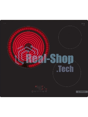 Электрическая варочная поверхность Bosch PKK611BB2E, 3 конфорки, с зоной расширения, стеклокерамика, 5700 Вт